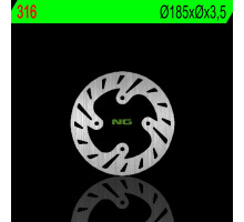 Ng передній гальмівний диск beta rev rev3 125/200/250 99-02 (185x3.5mm) (4x10.5mm)