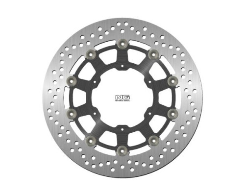 Диск гальмівний передній bmw f 650/700/800 gs '93-'19, aprilia pegaso 650 '86-'08 (300x105x5mm) (6x6.5) плаваючий (алюмін. центр)