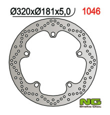 Ng гальмівний диск передній bmw f 800 / r850,1100,1150 / k 1200 / 1300 / 1600 (320x181x4.8) (5x14.0mm)
