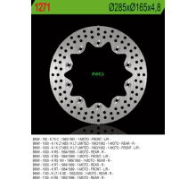 Ng гальмівний диск передній bmw k 75c/rt/s '94-'96, перед/зад k 100 '84-'93, k1100 '92-'00 (285x165x4.8) (10x5.5mm)