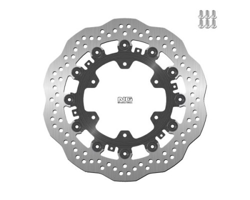 Ng передній гальмівний диск bmw k1100lt/rs '89-00, r1100gs/r '93-94, r1100r/rt/rs '92-01 (305x118x5mm) (6x9.0mm) хвиля плаваюча