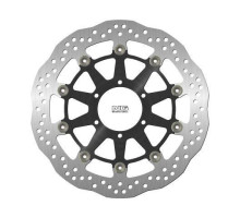 Ng передній гальмівний диск bmw m1000rr/s1000rr '20-21 (320х80,2х4,5мм) (6х8,5мм) хвиля плаваюча (алюмін. центр)