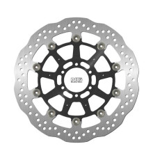 Ng передній гальмівний диск bmw s 1000r/rr '13-'20, hp4 '12-'17, s1000xr '17-'19 (320x64x5.0mm) (6x8.5mm) хвиля плаваюча (алюмін. центр)