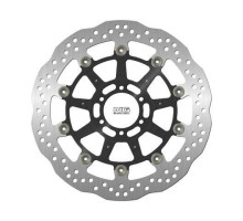 Ng передній гальмівний диск bmw s 1000r/rr '13-'20, hp4 '12-'17, s1000xr '17-'19 (320x64x5.0mm) (6x8.5mm) хвиля плаваюча (алюмін. центр)