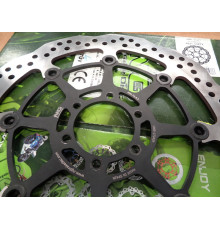 Ng передній гальмівний диск bmw s 1000r / rr / xr 13-18, moto guzzi california 1400 13-18 (320x64x5.0mm) (6x8.5mm) хвиля плаваюча (встановлена для презентації - сліди від гвинтів)