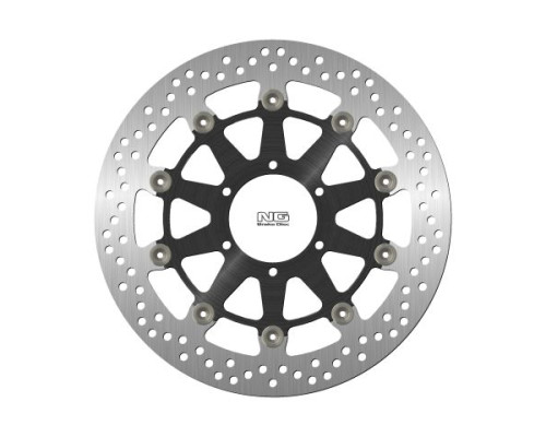 Ng передній гальмівний диск bmw s1000rr/s1000r/s1000xr '19-21 (320x80.2x5mm) (6x8.5mm) хвиля плаваюча (алюмін. центр)