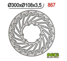 Ng передній гальмівний диск derbi 50/125, aprilia 50/125, rieju 50 smx (300x108x3.5)