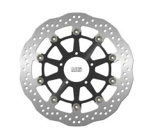 Диск передній гальмівний ducati 848 '08-13, panigale 959 '18-19, s4r 996 '07-09 (320x72x5mm) (5x8.5mm) хвиля плаваюча (алюмін. центр)
