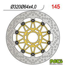 Передній гальмівний диск ducati 916, benelli 750/899/900/1130 (320x64x4) (під замовлення)