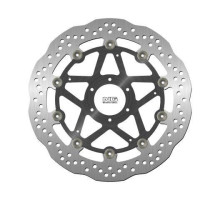 Диск гальмівний передній ducati monster 696 '08-14, st3/st4 '03-07 (320x64x5mm) (6x8.5mm) хвиля плаваюча (алюмін. центр)
