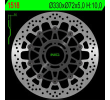 Ng гальмівний диск передній ducati multistrada 1200 15-18 (330x72x5.0mm) (5x8.5mm)