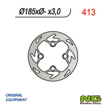 Ng передній гальмівний диск газ газ 125/200/250 txt (185x-x3)