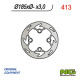 Ng передній гальмівний диск газ газ 125/200/250 txt (185x-x3)