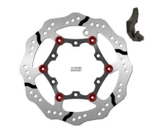 Ng передній гальмівний диск gas gas ec 125/200/250/300 '99-15 (270x108x3mm) (6x6.5mm) хвиля плаваючий з адаптером