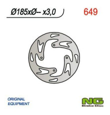 Ng передній гальмівний диск gas gas txt 50 (04-09), 80 (04-08), 125/250 (03) (185x-x3)