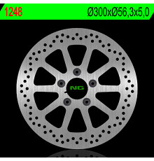 Ng гальмівний диск передній harley davidson 883/1200/1450/1584/1690/1800 (300x56.3x5) (5x8.5mm)