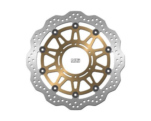 Диск гальмівний передній honda 900/929/954 rr '00-03 (330x94x4.5mm) (6x6.5mm) хвиля плаваючий