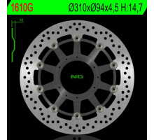 Диск гальмівний передній honda cb 1000r abs 08-17 (310x94x4.5mm) (6x6.5mm)
