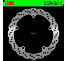 Диск гальмівний передній honda cb 650f '14-'15, ctx 700 '13-'17 (320x5) (5x10mm) хвиля