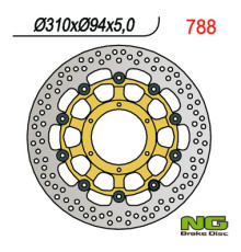 Ng передній гальмівний диск honda cbr 1000 rr 04-05, cb 1300 01-10 (310x94x5) (6x65mm) cbr 600rr 03-08, cb 1000r 08-16, ctx 1300 14-16 floating