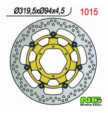 Ng передній гальмівний диск honda cbr 1000 rr '06-'07, vtr 1000 sp1/sp2 '00-'04 (320x94x4.5mm) (6x6.5mm) плаваючий
