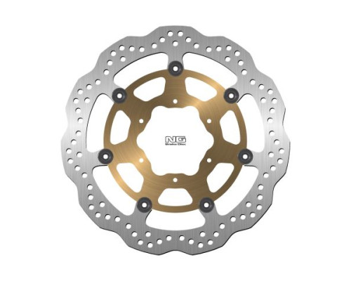 Ng передній гальмівний диск honda cbr 1000 rr '06-'07, vtr 1000 sp1/sp2 '00-'04 (320x94x4.5mm) (6x6.5mm) хвиля плаваюча