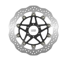 Ng передній гальмівний диск honda cbr 1100 xx '99-'04, x-11 '00-'03, cb 1300 '01-'02 (310x62x5mm) (6x6.5mm) aluminum center wave floating (алюмін. центр)