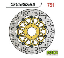 Диск передній гальмівний honda cbr 900 98-99 (310x62x5) (6x6.5mm) плаваючий