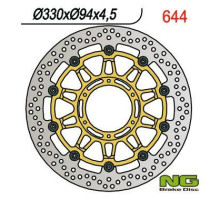 Ng передній гальмівний диск honda cbr 900/929/954 rr 00-03 (330x94x4.5) плаваючий