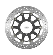 Диск передній гальмівний honda cbr1000rr '09-19 (320x74x5mm) (6x6.5mm) плаваючий (алюмін. центр)