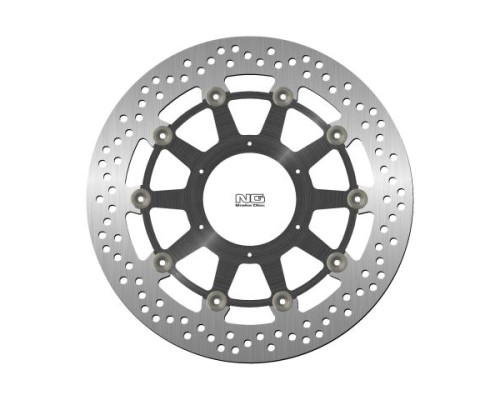 Диск передній гальмівний honda cbr1000rr '09-19 (320x74x5mm) (6x6.5mm) плаваючий (алюмін. центр)