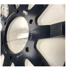 Передній гальмівний диск honda cbr1000rr '09-19 (320x74x5mm) (6x6.5mm) плаваючий (алюмін. центр) - дрібні подряпини