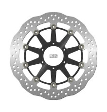 Диск передній гальмівний honda cbr1000rr '09-19 (320х74х5мм) (6х6.5мм) хвиля плаваюча (алюмін. центр)