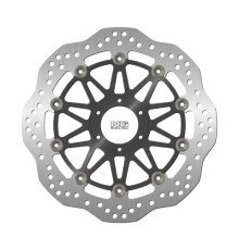 Диск передній гальмівний honda cbr600 '95-98, cbr900/929 '93-97 (296x58x4mm) (6x6.5mm) хвиля плаваюча (алюмін. центр)