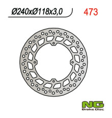Диск гальмівний передній honda cr 125/250/500 '84-'94, xr 250/400/600r (240x118x3) (4x6,5mm)