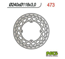 Диск гальмівний передній honda cr 125/250/500 '84-'94, xr 250/400/600r (240x118x3) (4x6,5mm)