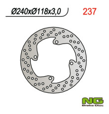 Передній гальмівний диск honda cr 250r '91, cr 500 '87-'91 (240x118x3)