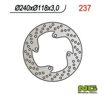 Передній гальмівний диск honda cr 250r '91, cr 500 '87-'91 (240x118x3)