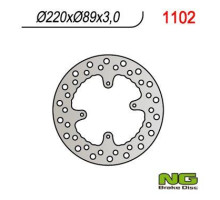 Диск гальмівний передній honda cr 80/85,crf150r '07-'21 (220x88x3)(4x6,50mm)