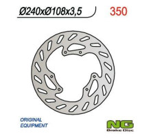 Диск передній гальмівний honda crf 250l 12-20, yamaha dt 50r 03-08 (240x108x3.5)
