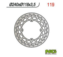 Ng передній гальмівний диск honda crm 125, xlr 125, xr 250/600 (240x118x3.5)
