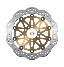 Ng передній гальмівний диск honda gl1500 f6c '97-03, gl1800 '01-19, vfr800 '98-13 (296x62x5mm) (6x6.5mm) хвиля плаваюча