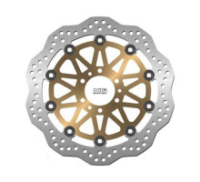 Ng передній гальмівний диск honda gl1500 f6c '97-03, gl1800 '01-19, vfr800 '98-13 (296x62x5mm) (6x6.5mm) хвиля плаваюча