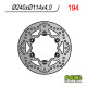 Диск гальмівний передній honda rebel 125/250, cbf 125 08-12, vt 125 (99-08) (240x114x4) (6x10,5mm)