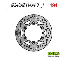 Диск гальмівний передній honda rebel 125/250, cbf 125 08-12, vt 125 (99-08) (240x114x4) (6x10,5mm)