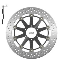 Ng передній гальмівний диск honda xl 1000v 99-13, cb 1100ex / abs 14-18 (296x62x5mm) (6x6.5mm) плаваючий (алюмін. центр)