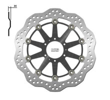 Ng передній гальмівний диск honda xl 1000v 99-13, vfr crossrunner 800 '11-14 (296x62x5mm) (6x6.5mm) хвиля плаваюча (алюмін. центр)