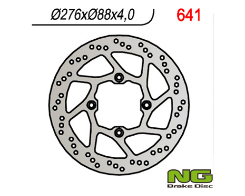 Передній гальмівний диск honda xl 125 v varadero '01-'13 (276x88x4) (4x10,5mm)