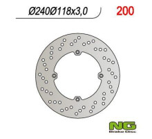 Нг передній гальмівний диск honda xl 600r (83-87), cr 125 (85-88), cr 500 (88) (240x118x3)
