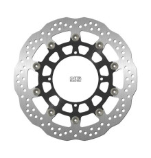 Диск передній гальмівний husqvarna nox570 '01-03, sm510/610 '05-10, smr630 '05-13 (320x120x5mm) (4x8.5mm) хвиля плаваюча (алюмін. центр)
